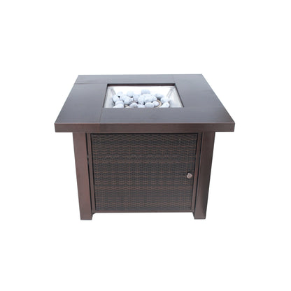 Alva Gas Firetable With Lava Rocks & Lid | GFT000