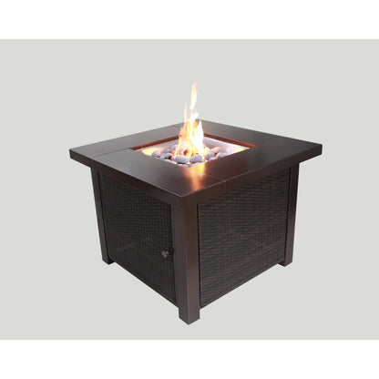 Alva Gas Firetable With Lava Rocks & Lid | GFT000