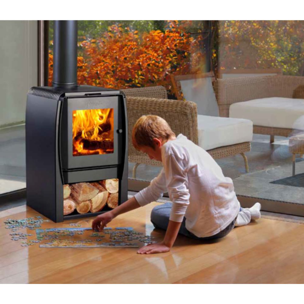 Amesti Scantek Freestanding Fireplace