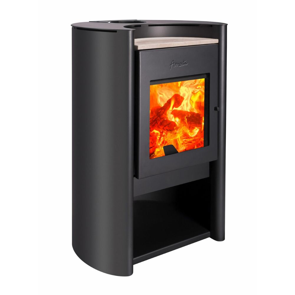 Amesti Rondo Freestanding Fireplace