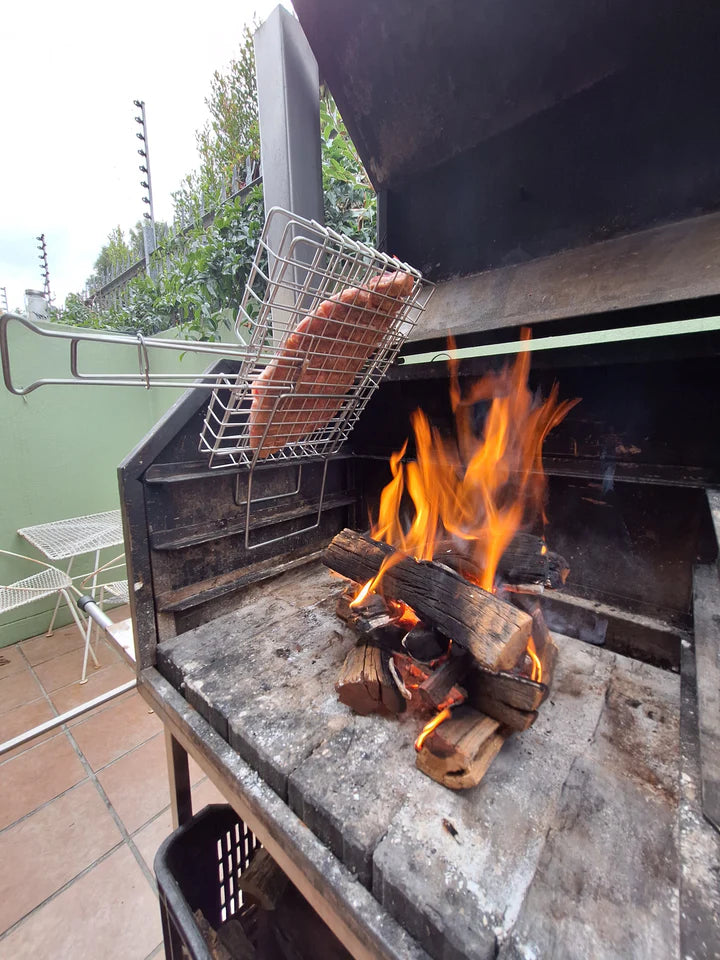 Asado Stand (Rib Stand) for Kettle Braai
