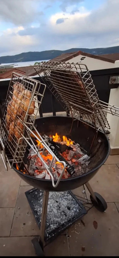 Asado Stand (Rib Stand) for Kettle Braai
