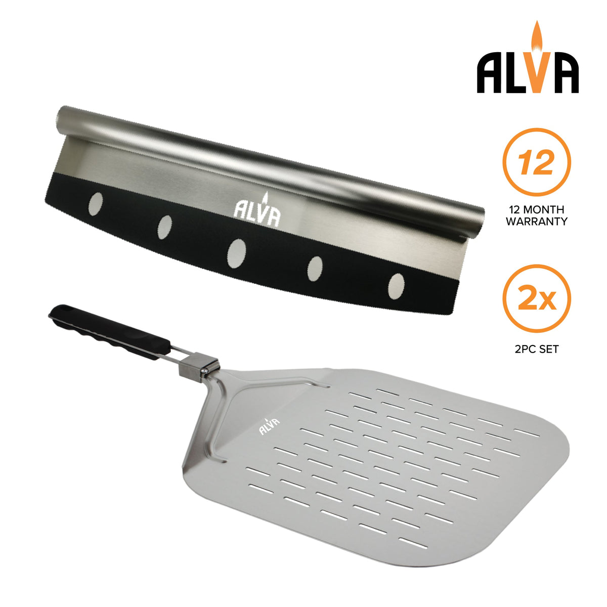 Alva 2-piece pizza set