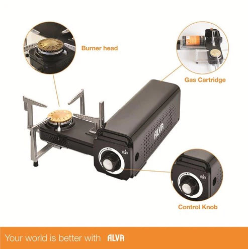 MINI FOLD-UP STOVE + CARRY CASE