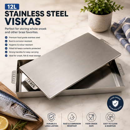 12L Stainless Steel Viskas