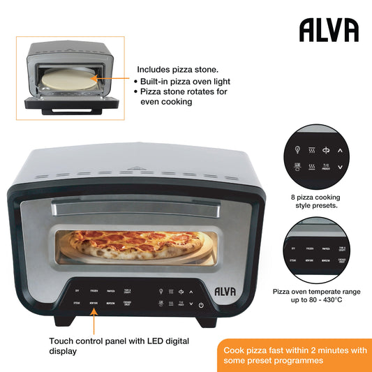 Alva electric pizza oven