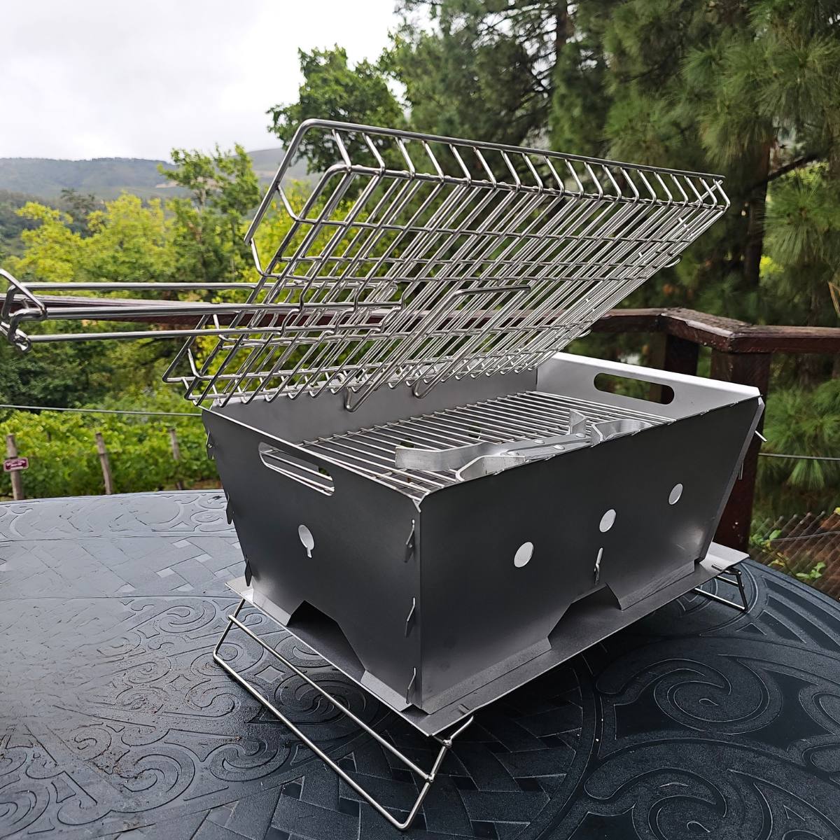 Cam Flat Pack Deluxe Long Braai | FPB009
