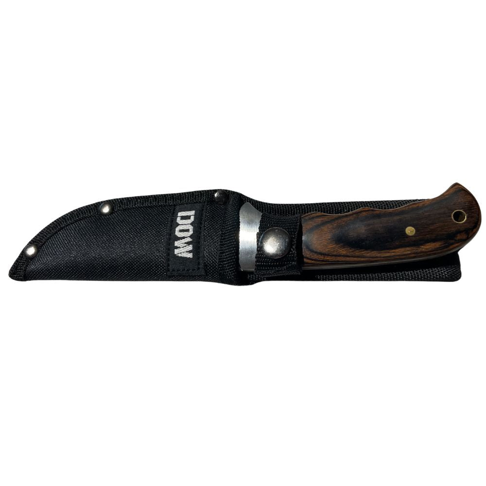 Foxed Blade ss Bolster Pakkawood Handle