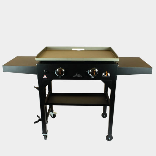 Alva Olympus 2 Burner Gas Griddle BBQ Station | G672