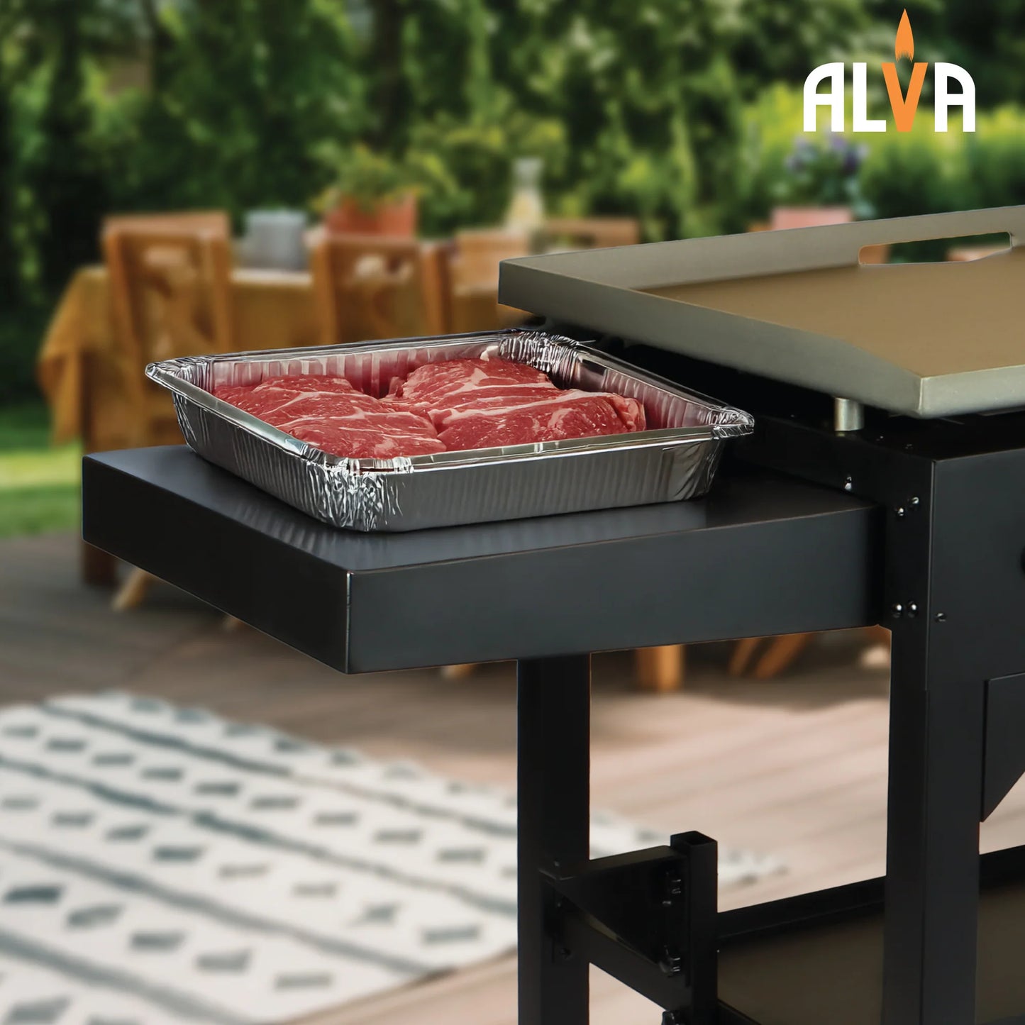 Alva Fuji 4 Burner Gas Griddle BBQ Station | G673