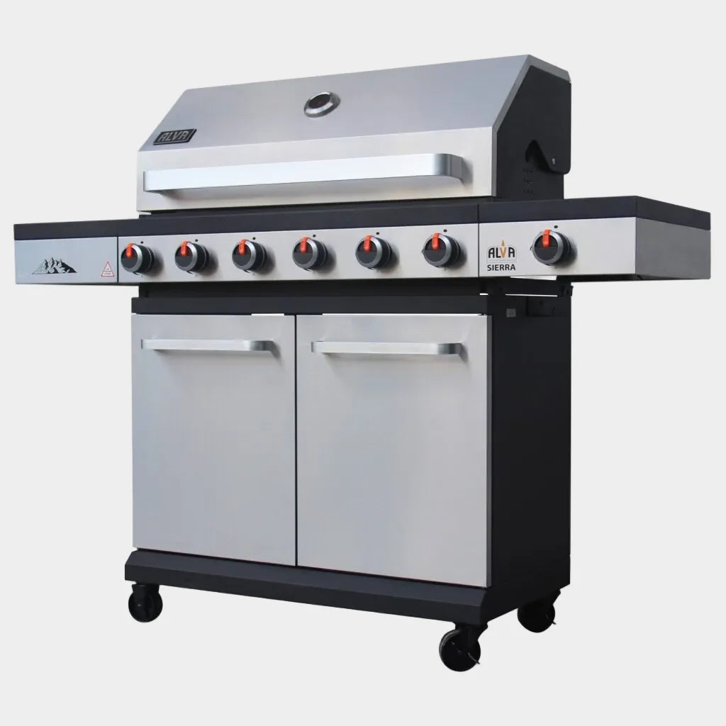 Alva Sierra 6-Burner BBQ With Side Burner