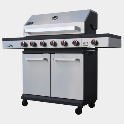Alva Sierra 6-Burner BBQ With Side Burner