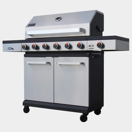 Alva Sierra 6-Burner BBQ With Side Burner