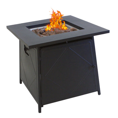 Alva Gas Firetable With Lava Rocks & Lid | GFT000