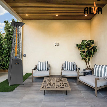 Alva Designer Quartz Glass Patio Heater | GHP20