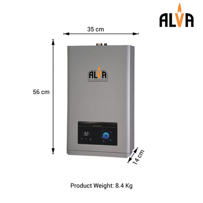 Alva 14L constant temperature gas geyser