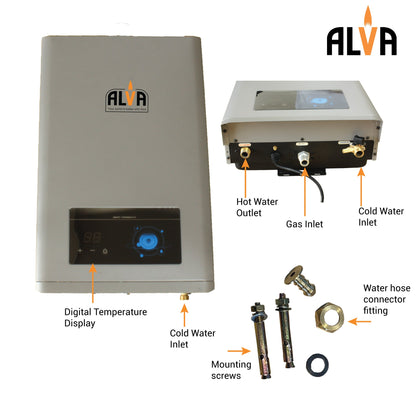 Alva 14L constant temperature gas geyser