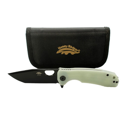 Honey Badger Limited Edition Tanto Black Folding Knife | HB1277