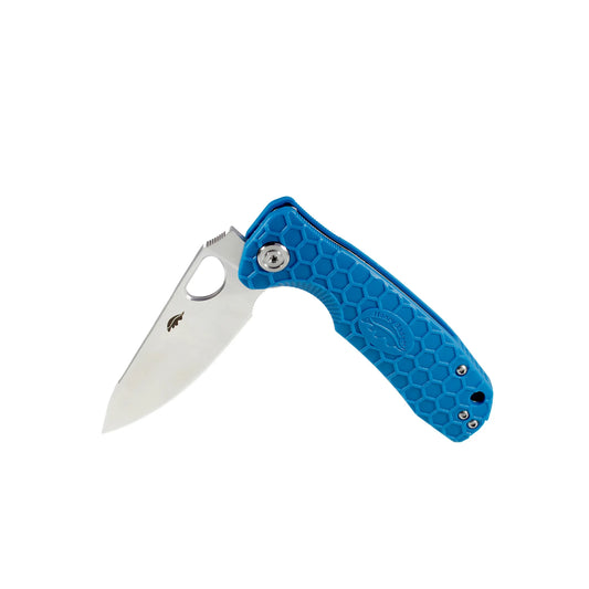 Honey Badger Large Leaf Folding Knife - Blue | HB1291