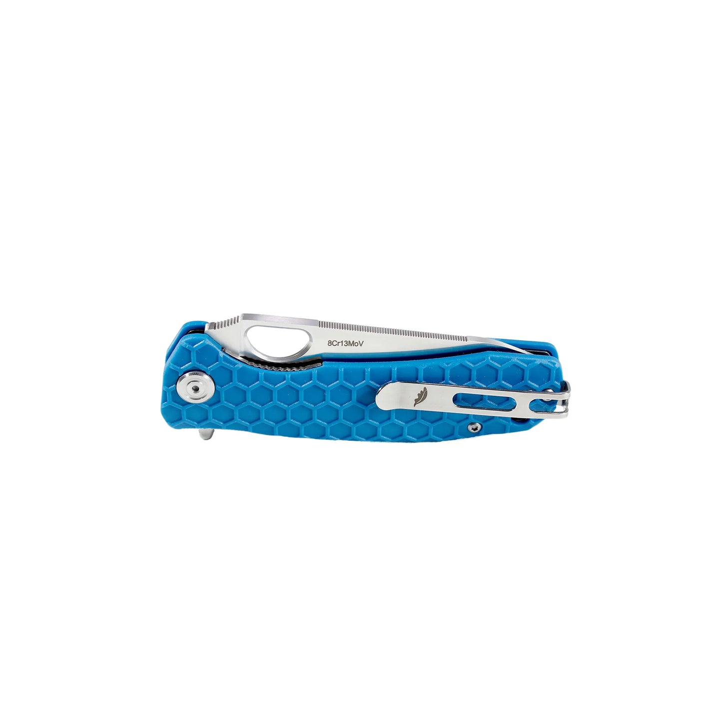 Honey Badger Large Leaf Folding Knife - Blue | HB1291