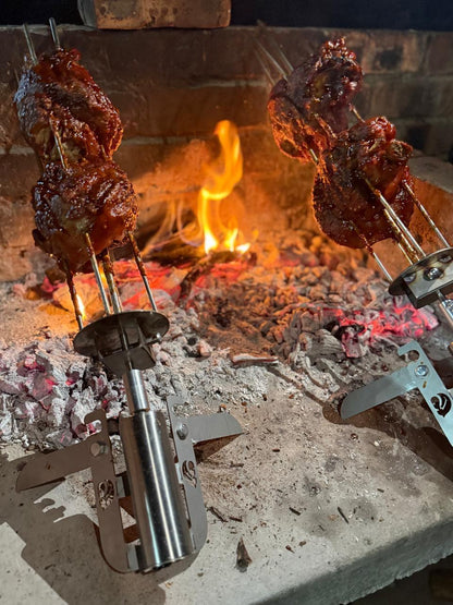 SpitAlles Rotisserie Combo (Includes: Counter Stand, Motor, Fork with Shaft and Canvas Bag)