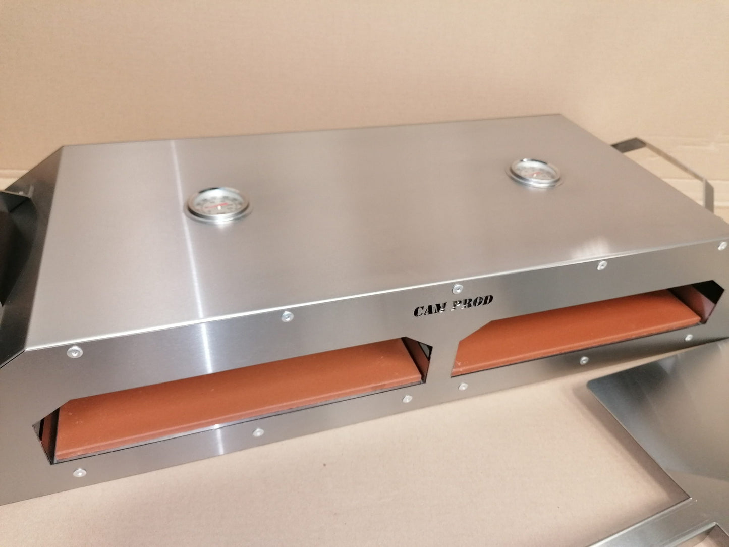 CAM Stainless Steel  Double Pizza Oven | EFPB 013 - www.onlinebraaishop.co.za