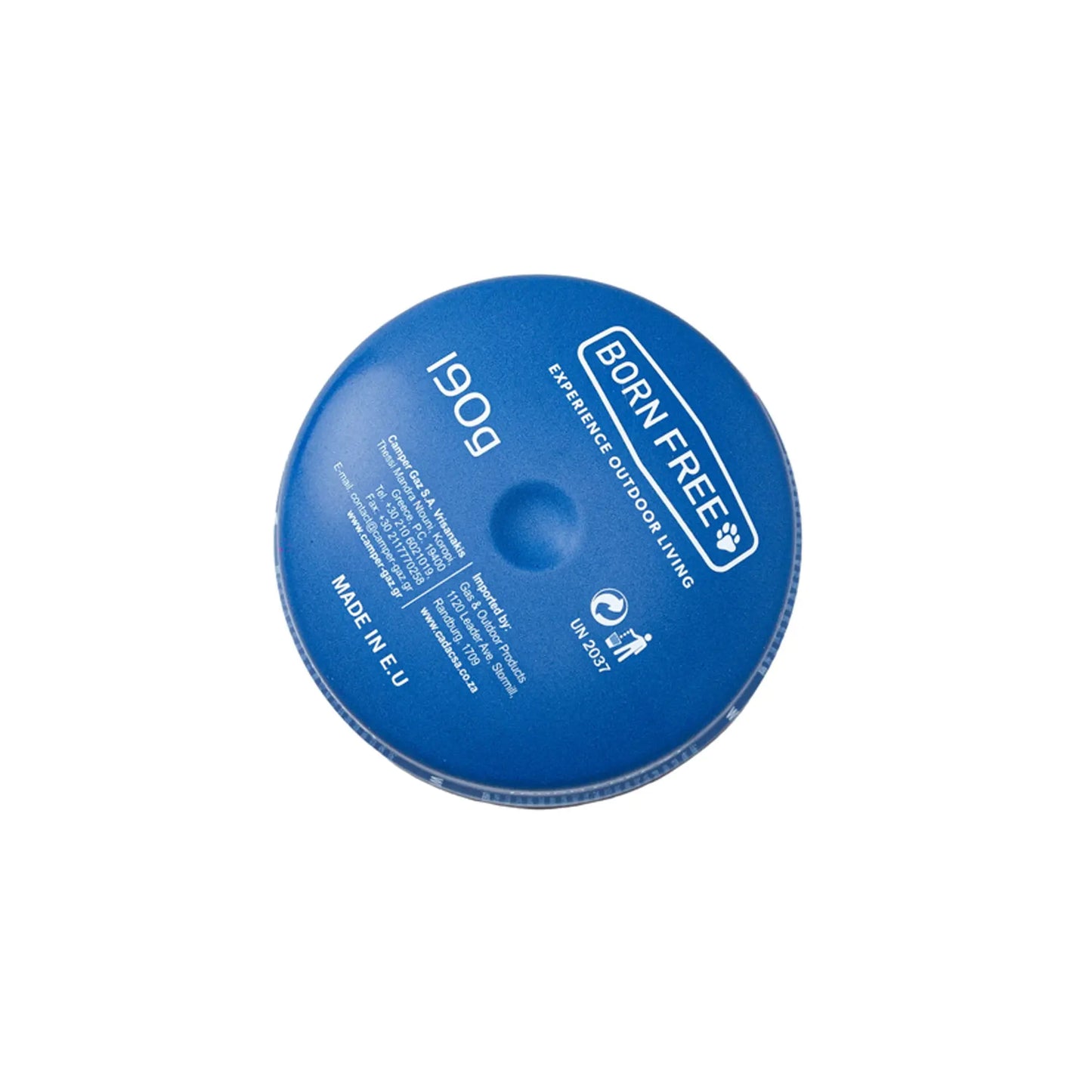 Born Free 190g Piercable Gas Cartridge | CA190N-S