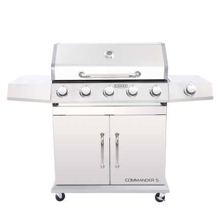 CADAC 5 BURNER COMMANDER STAINLESS STEEL