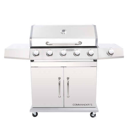 CADAC 5 BURNER COMMANDER STAINLESS STEEL