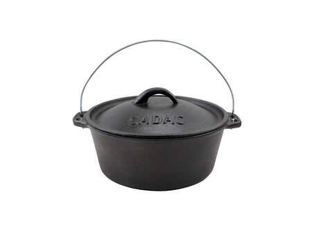 Cadac No 10 Cast Iron Flat Potjie | 96011