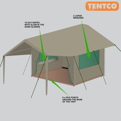 Tentco Junior Sahara Frame Tent front