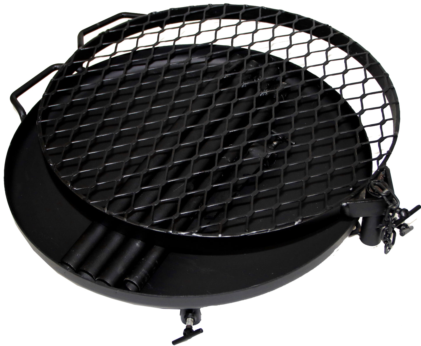 ADJUSTABLE KUDU BRAAI WITH POTJIE HANDLE - 47CM