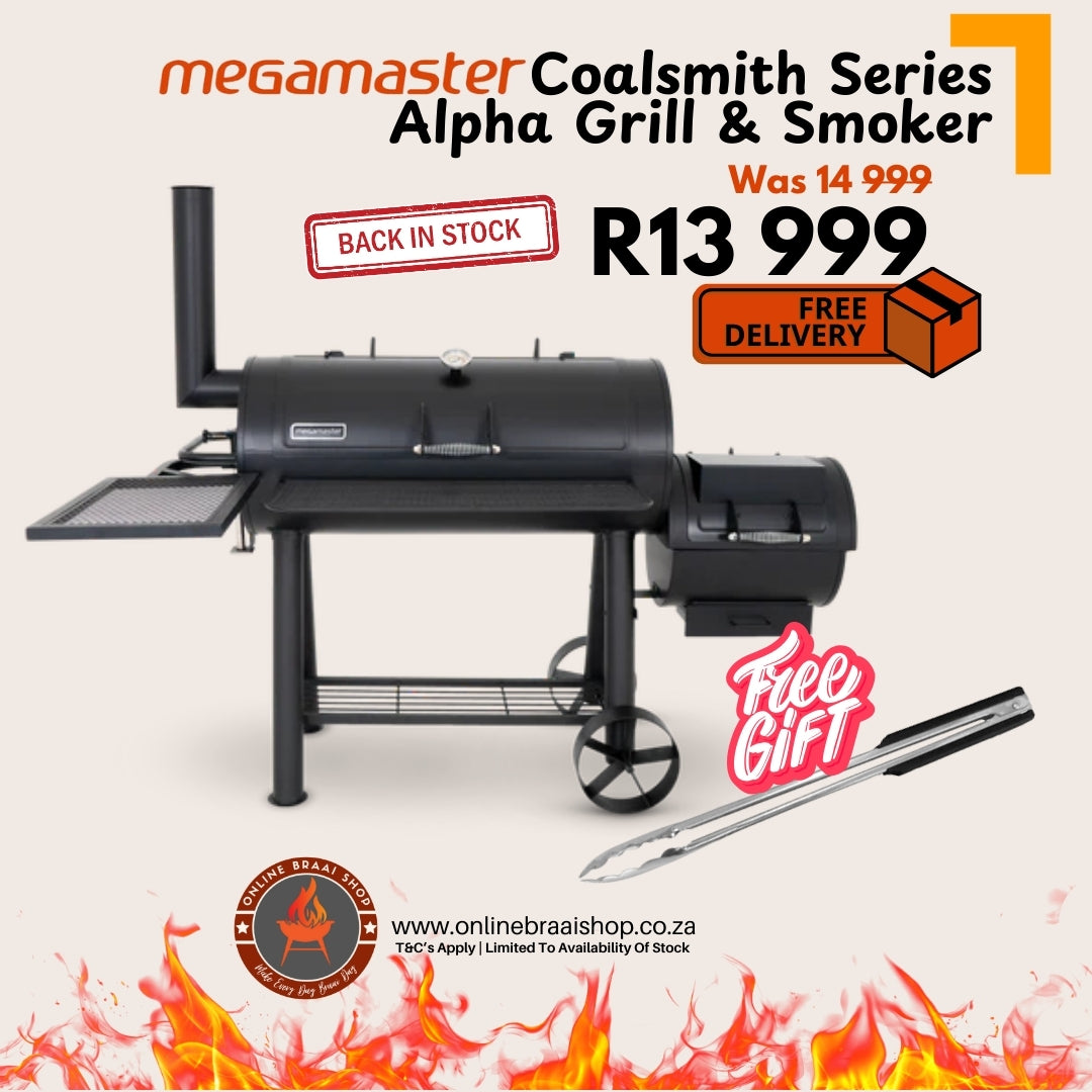 Megamaster Coalsmith Series Alpha Grill & Smoker | FSSB0002