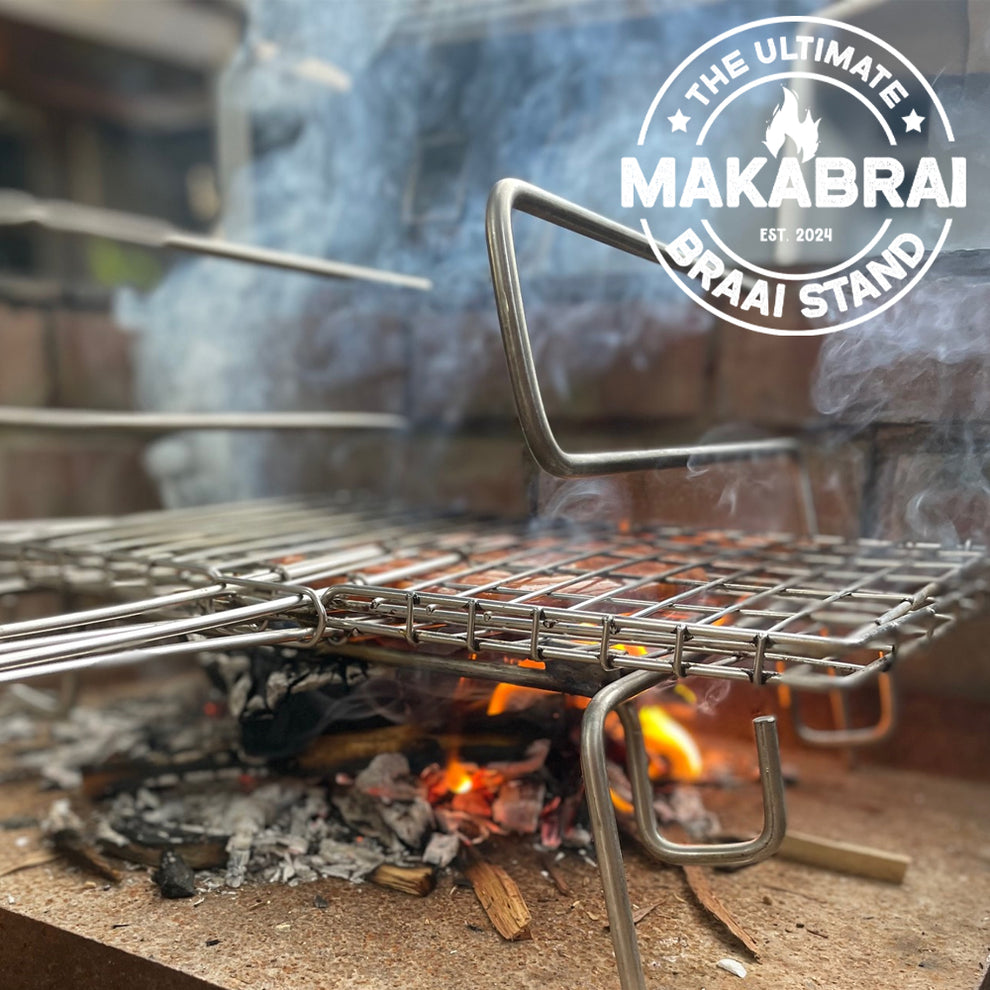 Chop Racks Braai The Ultimate 3-Piece Makabrai Braai Stand – www.onlinebraaishop.co.za