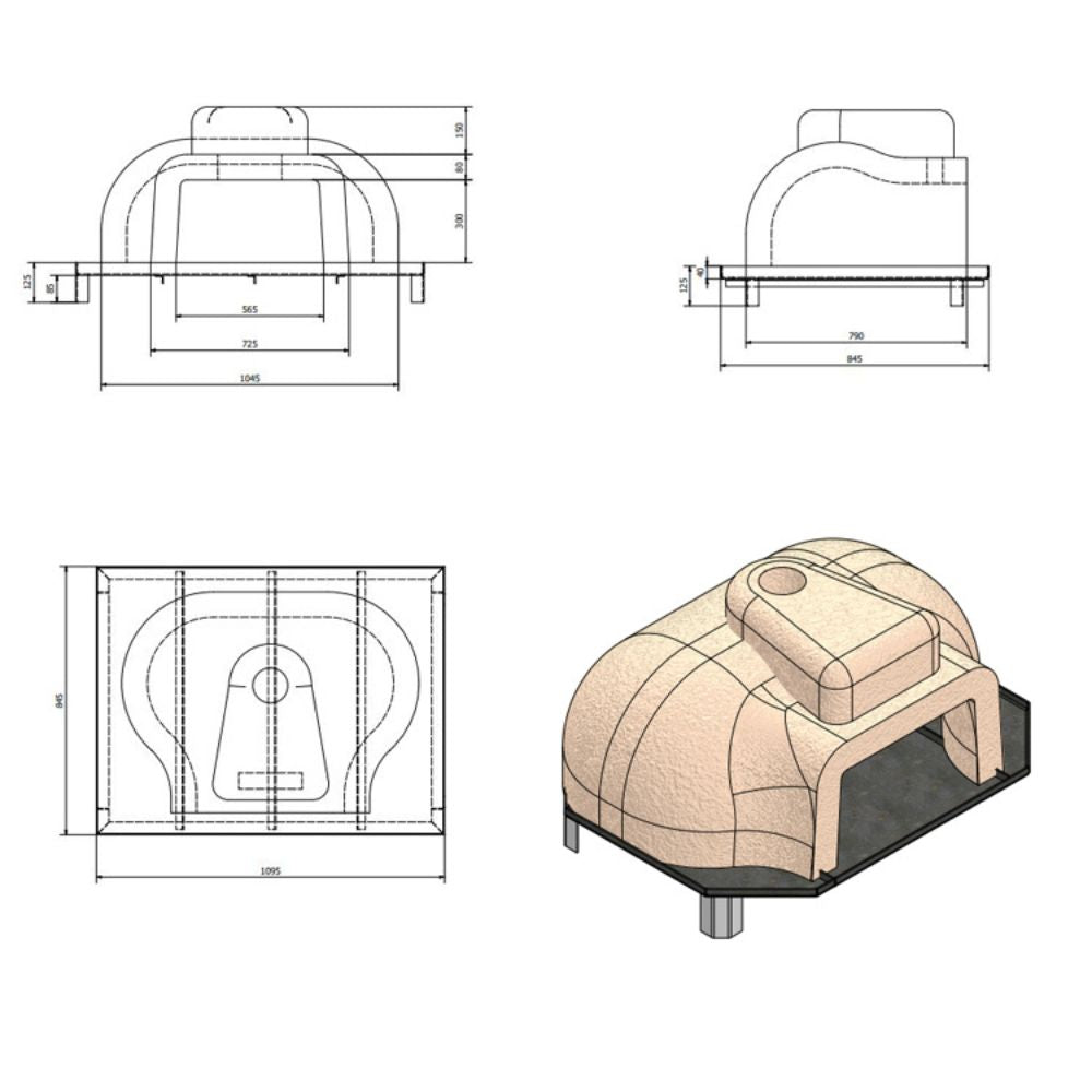 Premio Pizza Oven - GAS