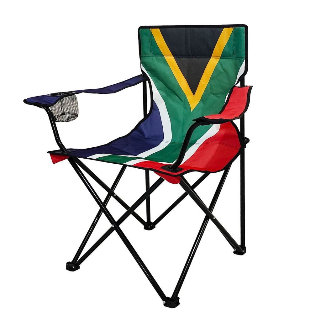 SA Flag Folding Chair