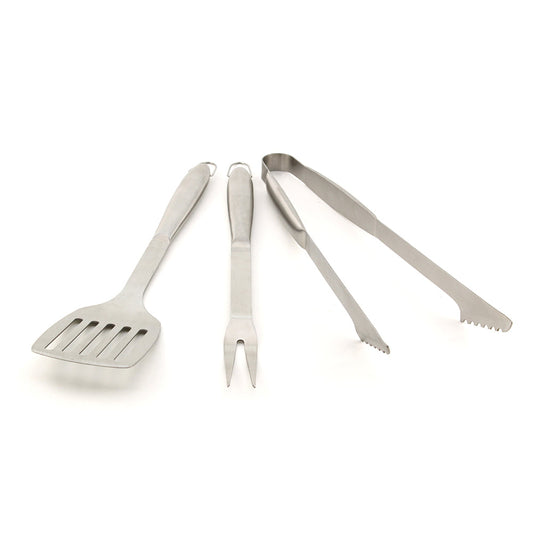 Stainless Steel 3PCS BBQ Tool Set (T/F/S)