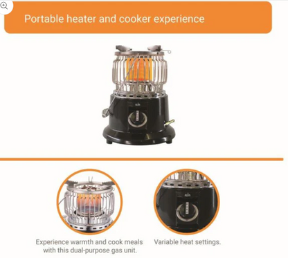 Alva's 2-in-1 Portable heater & cooker.