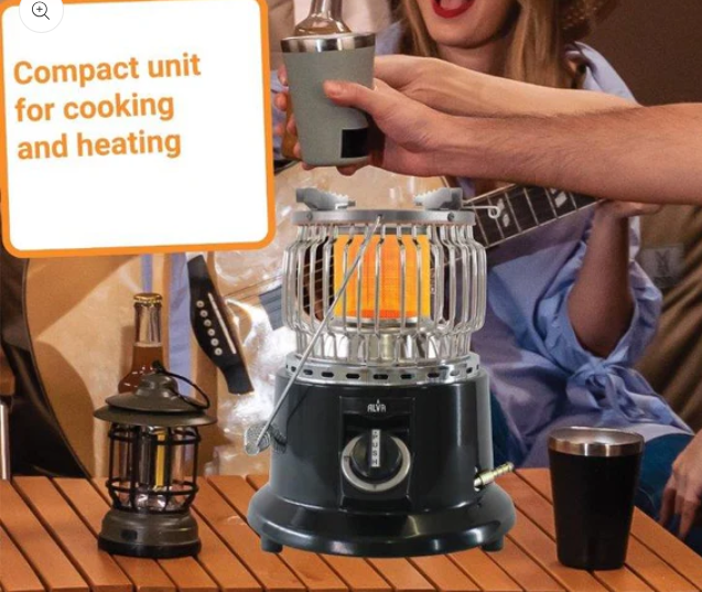 Alva's 2-in-1 Portable heater & cooker.