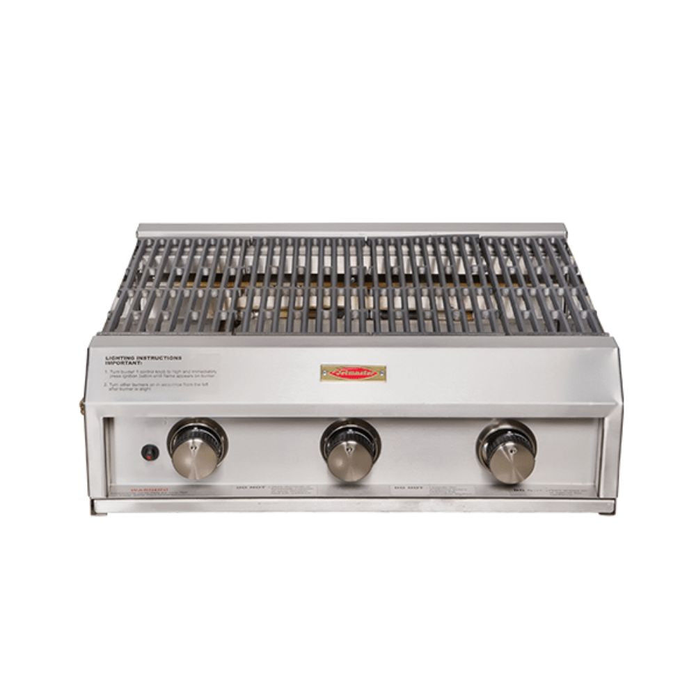 3 burner shallow gas grill