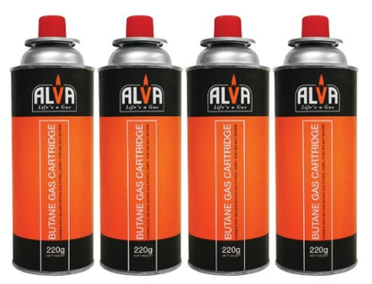 ALVA BUTANE GAS CANISTERS 220g