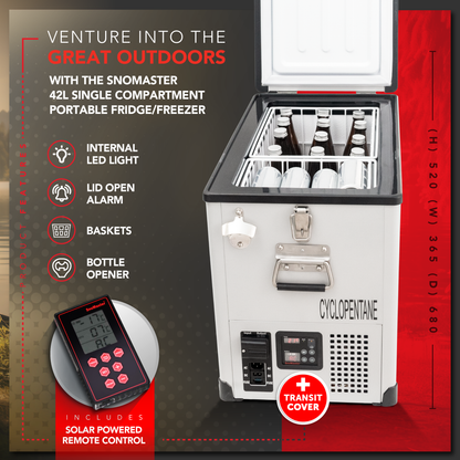 42L Single Compartment Portable Fridge | SMDZ-TR42