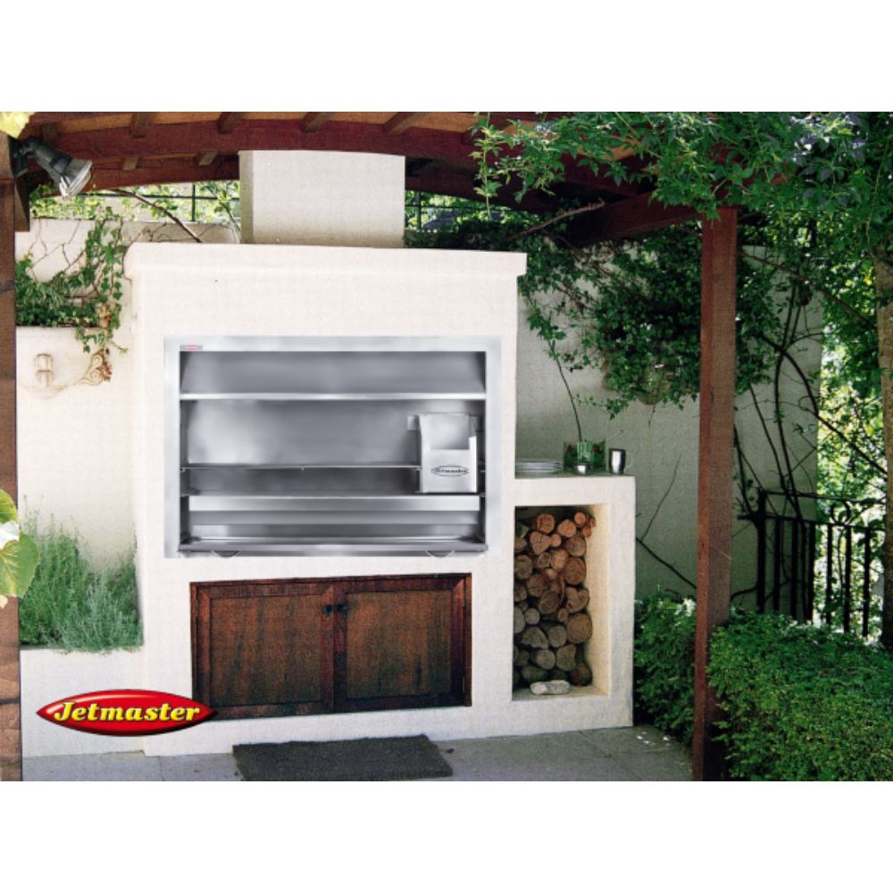 JetMaster Unibraai 1200mm 304 Stainless steel Built-in Braai