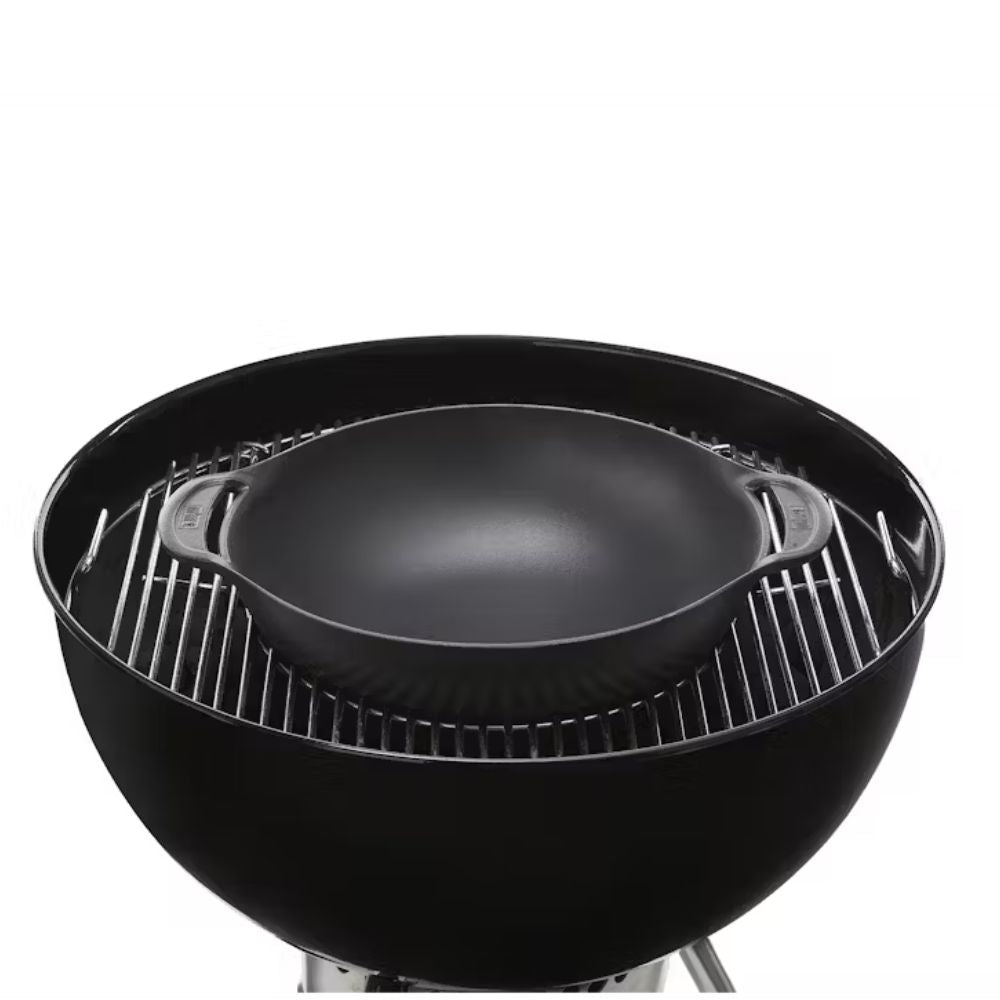 Weber Crafted Wok And Steamer (Cast Iron )