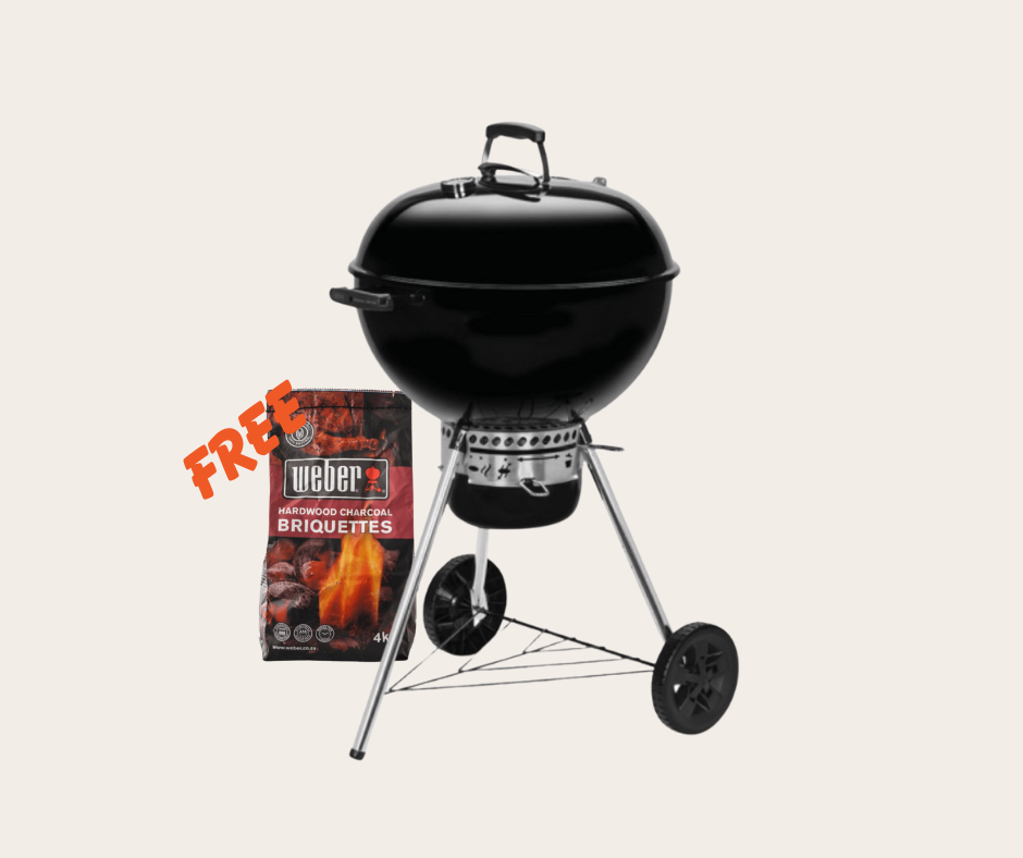 Weber Original Kettle Premium 57cm & FREE Briquettes 4kg Combo