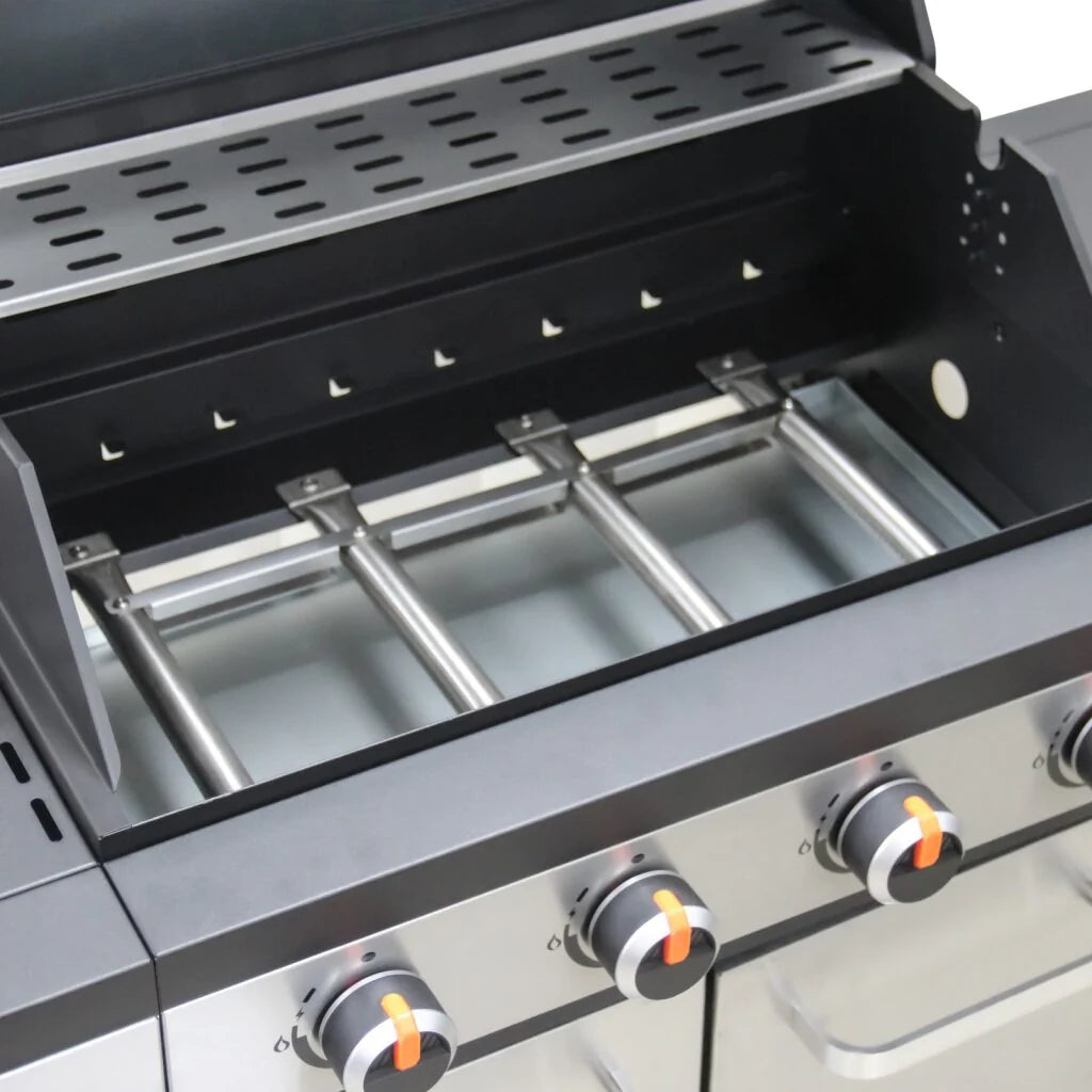 Alva Sierra 4-Burner BBQ With Side Burner Bundle | G677