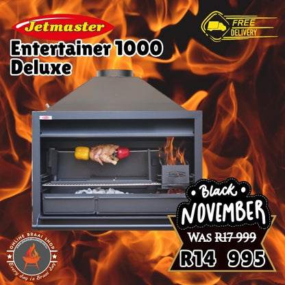 Jetmaster Entertainer 1000 Deluxe Built In Braai