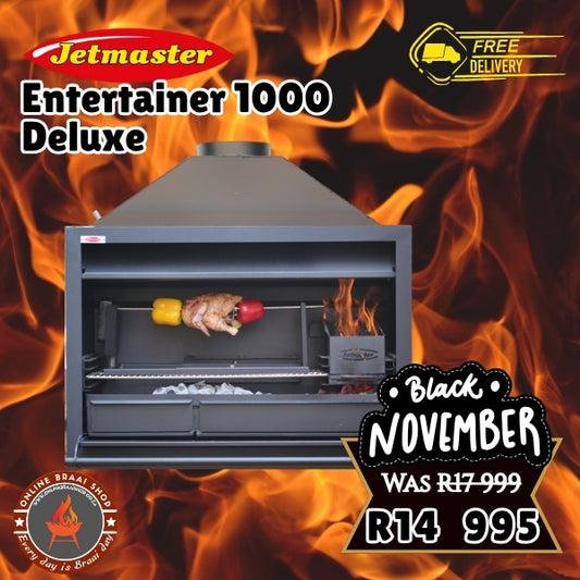 Jetmaster Entertainer 1000 Deluxe Built In Braai