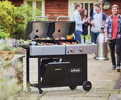 Outback Dual Fuel 2 Gas Charcoal Barbecue www.onlinebraaishop .za