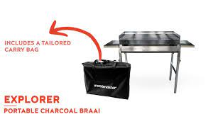 Explorer Portable Charcoal Braai with free Carry Bag